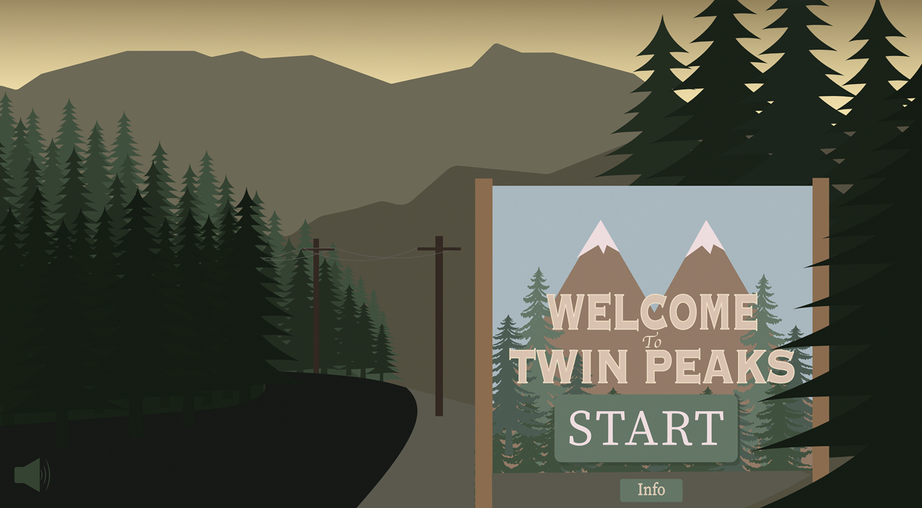 Picture of a svg vector drawing og the red room from Twin Peaks